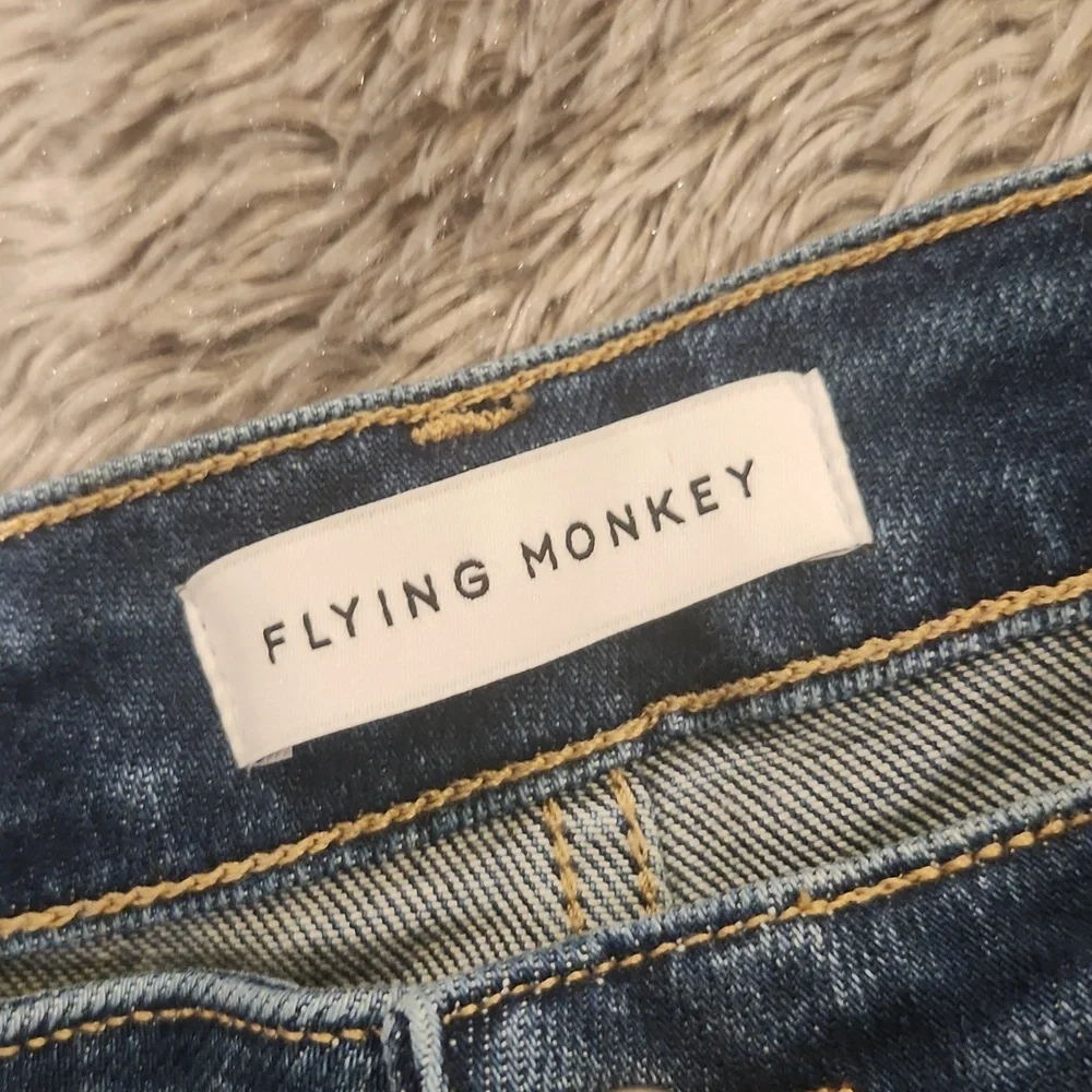 Flying Monkey Disclosure High Rise Light Blue Skinny Jeans Size 32, New W/O Tag! - Picture 6 of 13